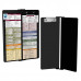 WhiteCoat Clipboard® Vertical - Black Pharmacy Edition