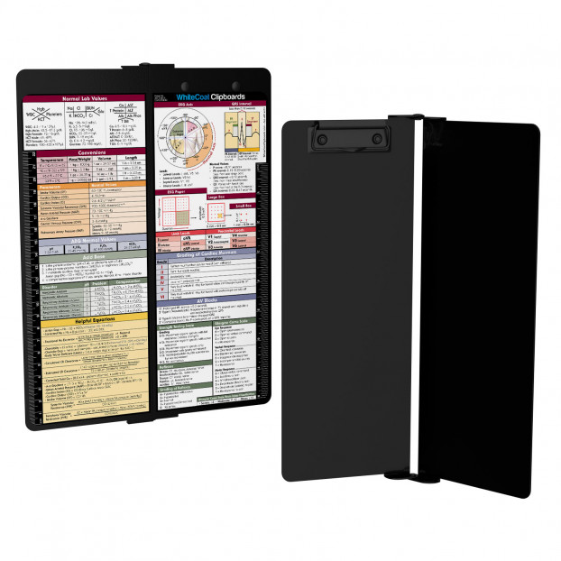 WhiteCoat Clipboard - Vertical - Blackout Medical Edition Slightly Damaged 