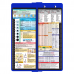 WhiteCoat Clipboard® Vertical - Blue Nursing Edition