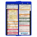 WhiteCoat Clipboard® Vertical - Blue Pediatric Edition