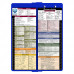 WhiteCoat Clipboard® Vertical - Blue Pharmacy Edition