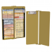 WhiteCoat Clipboard® Vertical - Tactical Brown Anesthesia Edition