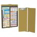 WhiteCoat Clipboard® Vertical - Tactical Brown Nursing Edition
