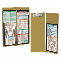 WhiteCoat Clipboard® Vertical - Tactical Brown Occupational Therapy Edition