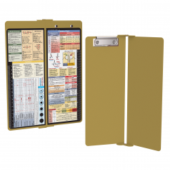 WhiteCoat Clipboard® Vertical - Tactical Brown Primary Care Edition
