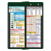 WhiteCoat Clipboard® Vertical - Green Nursing Edition