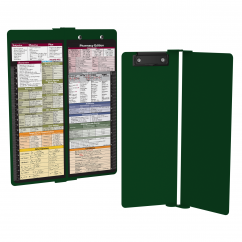 WhiteCoat Clipboard® Vertical - Green Pharmacy Edition