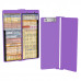 WhiteCoat Clipboard® Vertical - Lilac Anesthesia Edition