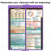 WhiteCoat Clipboard® Vertical - Lilac Medical Edition