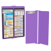 WhiteCoat Clipboard® Vertical - Lilac Nursing Edition