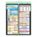WhiteCoat Clipboard® Vertical - Mint Nursing Edition