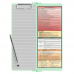 WhiteCoat Clipboard® Vertical - Mint Physical Therapy Edition