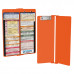 WhiteCoat Clipboard® - Vertical - Orange Pediatric Edition