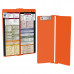 WhiteCoat Clipboard® - Vertical - Orange Pharmacy Edition
