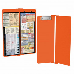 WhiteCoat Clipboard - Vertical - Orange Primary Care Edition