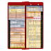 WhiteCoat Clipboard® Vertical - Red Anesthesia Edition