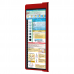 WhiteCoat Clipboard® Vertical - Red Nursing Edition