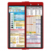 WhiteCoat Clipboard® Vertical - Red Nursing Edition