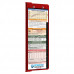 WhiteCoat Clipboard® Vertical - Red Pediatric Edition