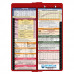 WhiteCoat Clipboard® Vertical - Red Pediatric Edition
