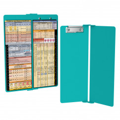 WhiteCoat Clipboard® Vertical - Teal Anesthesia Edition