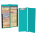 WhiteCoat Clipboard® Vertical - Teal Anesthesia Edition