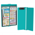 WhiteCoat Clipboard® Vertical - Teal Nursing Edition