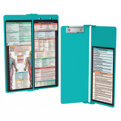 WhiteCoat Clipboard® Vertical - Teal Occupational Therapy Edition