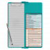 WhiteCoat Clipboard® Vertical - Teal Occupational Therapy Edition