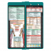 WhiteCoat Clipboard® Vertical - Teal Occupational Therapy Edition