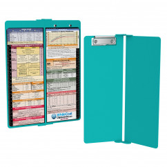 WhiteCoat Clipboard® Vertical - Teal Pediatric Edition