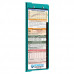 WhiteCoat Clipboard® Vertical - Teal Pediatric Edition