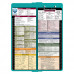 WhiteCoat Clipboard® Vertical - Teal Pharmacy Edition