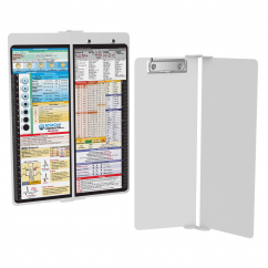 WhiteCoat Clipboard® Vertical - White Nursing Edition