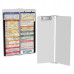 WhiteCoat Clipboard® Vertical - White Pediatric Edition