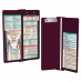 WhiteCoat Clipboard® Vertical - Wine Occupational Therapy Edition