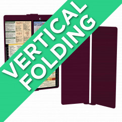 WhiteCoat Clipboard® Vertical - Wine Primary Care Edition