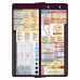 WhiteCoat Clipboard® Vertical - Wine Primary Care Edition
