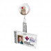Nurse Kitty Button Badge Reel 