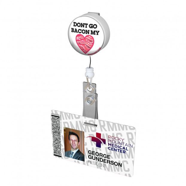Don't Go Bacon My Heart Button Badge Reel