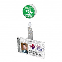 Can You Handle A Little Prick Button Badge Reel 