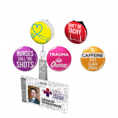 Witty Nurse Button Variety Pack