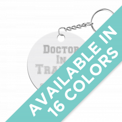 Doctor in Training Circle Keychain