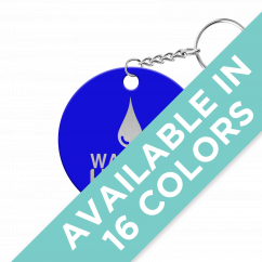Wash Yo Hands Circle Keychain