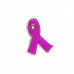 Pink Lapel Ribbon Pin