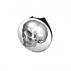 Vintage Skull Diagram Stethoscope Button