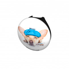 Sick Chihuahua Stethoscope Button