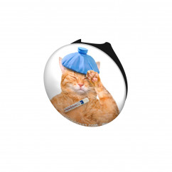 Sick Kitty Stethoscope Button