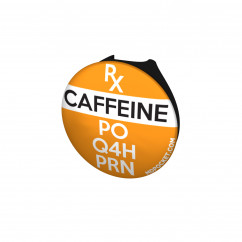 Prescription Caffeine Stethoscope Button